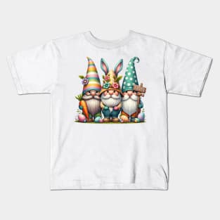 Spring Gnomes design Kids T-Shirt